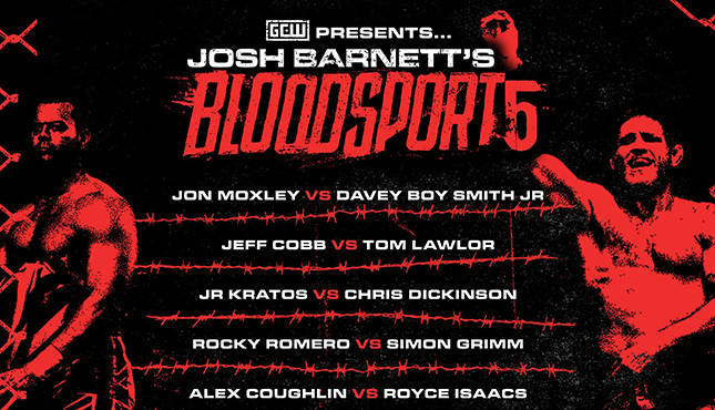 Josh Barnett S Bloodsport 5 Results Jon Moxley Wins Via Knockout