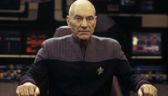 Captain Jean Luc Picard Star Trek Patrick Stewart