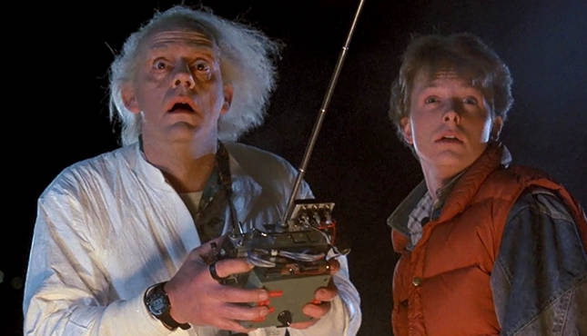 Back to the Future Christopher Lloyd Michael J. Fox