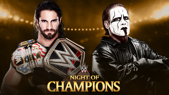 Seth Rollins Sting Night of Champions 2015