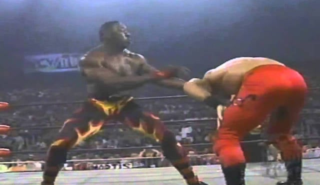 WCW Chris Benoit vs. Booker T