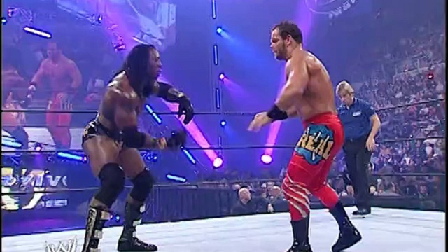Booker T vs Chris Benoit WWE