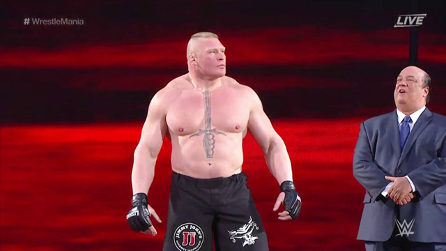 brock lesnar vs big show f5