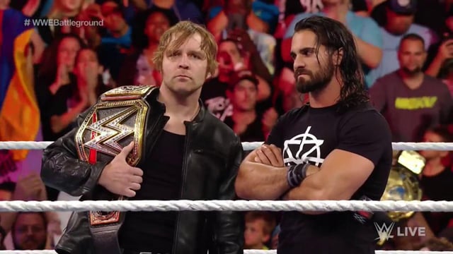 Raw 62716 Dean Ambrose Seth Rollins