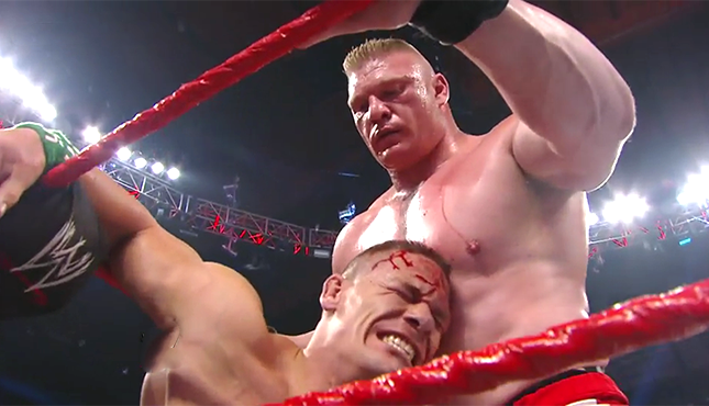 brock lesnar and john cena 2022