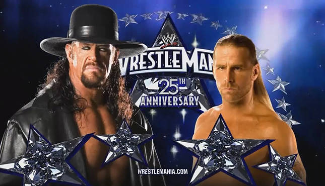 Undertaker Shawn Michaels WrestleMania 25