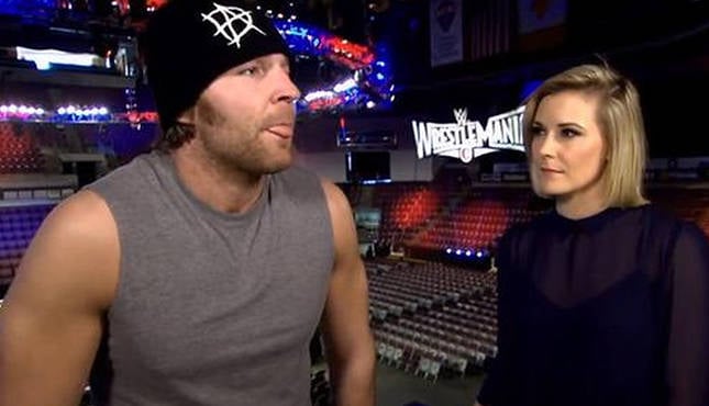 Dean Ambrose Renee Young Renee Paquette Jon Moxley