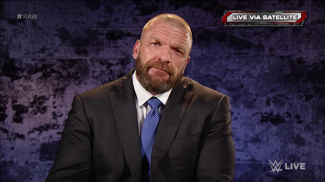 WWE fighter Triple H is recovering after a 'pectoral tear