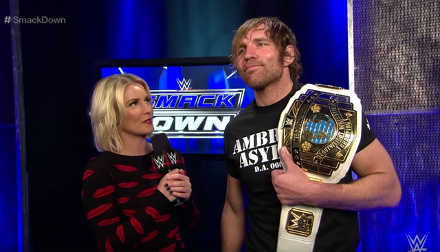 Dean Ambrose Renee Young Renee Paquette Jon Moxley