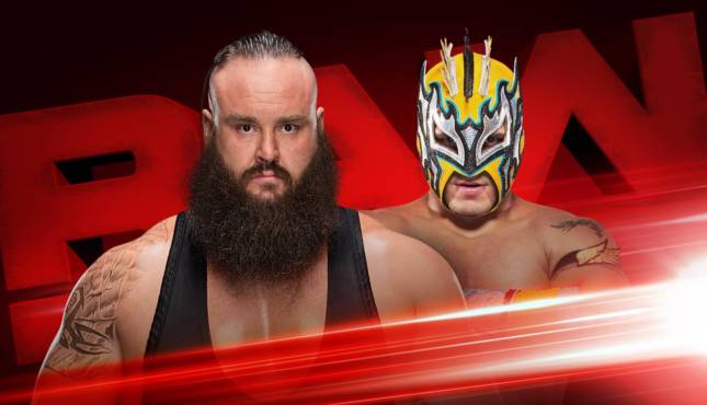 WWE Raw Kalisto Braun Strowman