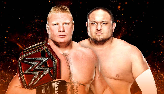 WWE - Samoa Joe vs. Brock Lesnar