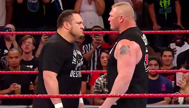 Brock Lesnar vs. Samoa Joe WWE