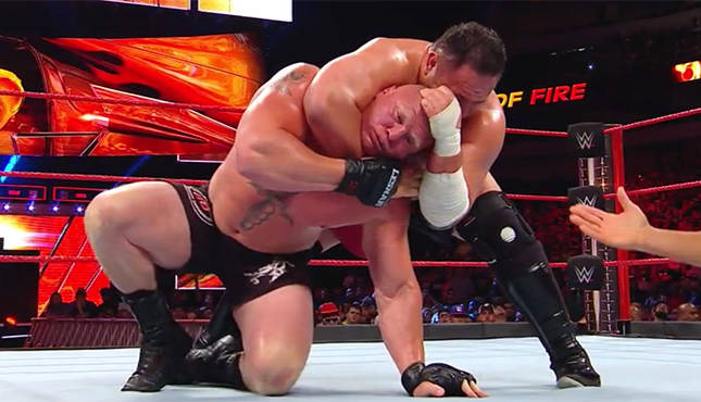 Brock Lesnar Samoa Joe Great Balls of Fire