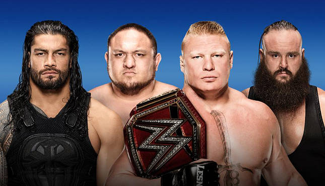 WWE SummerSlam Brock Lesnar Roman Reigns Braun Strowman Samoa Joe