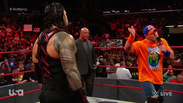 Why Roman Reigns John Cena At Wwe No Mercy 2017 Makes Perfect