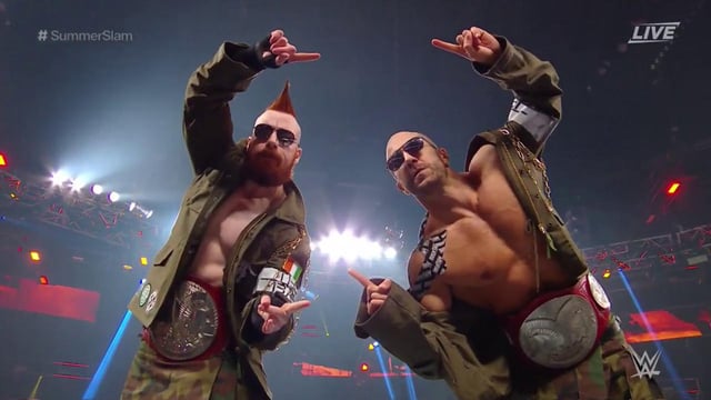 Claudio Castagnoli The Bar Cesaro and Sheamus WWE Summerslam