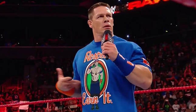 John Cena WWE Raw 82117 John Cena’s