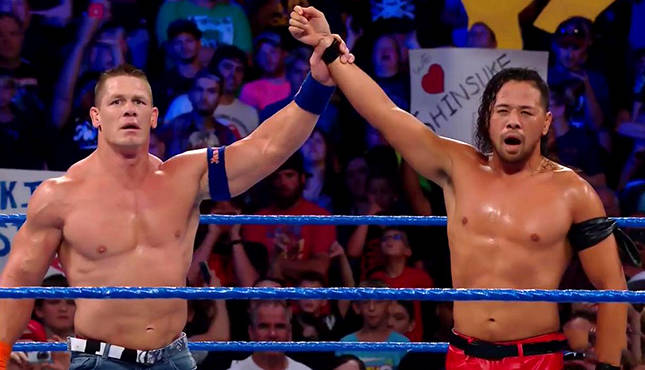 WWE Smackdown John Cena Shinsuke Nakamura