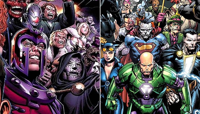 Marvel DC Villains