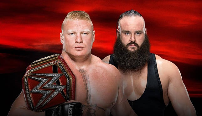 WWE No Mercy Brock Lesnar Braun Strowman Wrestling