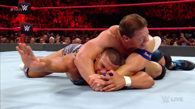 Cena Jordan WWE Raw