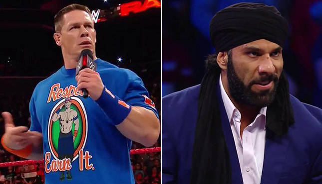 John Cena Jinder Mahal Raw Smackdown