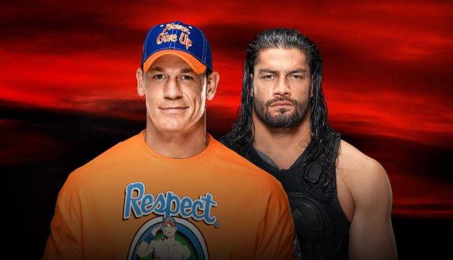 John Cena Roman Reigns No Mercy WWE WWE Raw WWE No Mercy