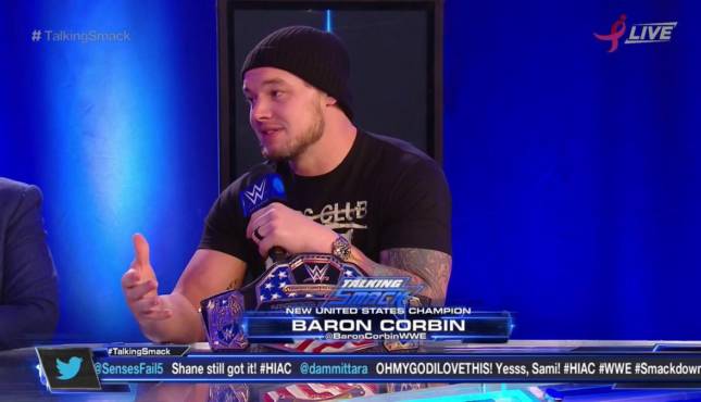 Baron Corbin Talking Smack WWE Hell in a Cell