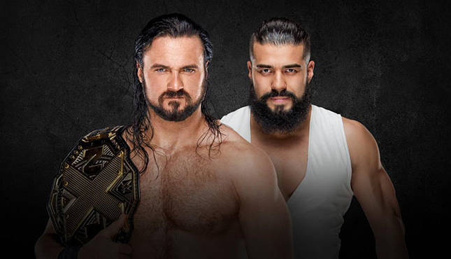 NXT Takeover: WarGames Drew McIntyre Andrade Cien Almas