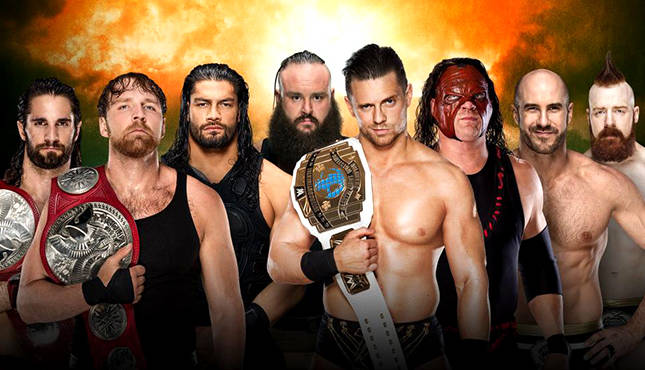 WWE TLC Shield vs. Five Guys