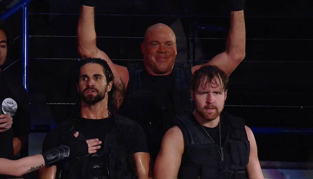 The Shield Kurt Angle WWE TLC