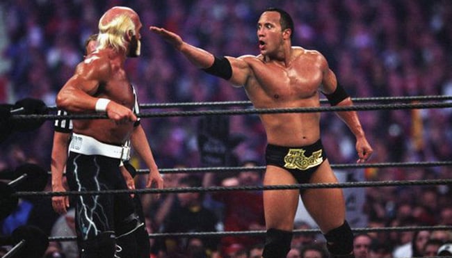 Hulk Hogan Rock WrestleMania 18 Matches