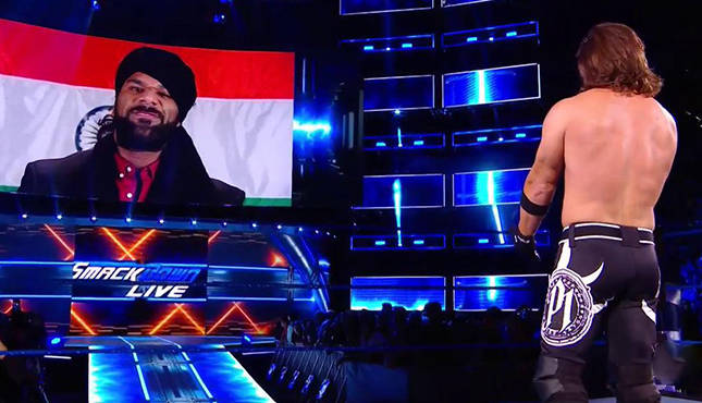 Jinder Mahal AJ Styles WWE Smackdown Clash of Champions