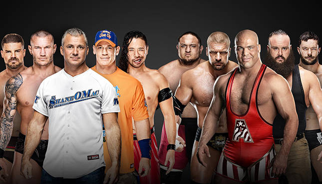 WWE Survivor Series Elimination Match Kurt Angle
