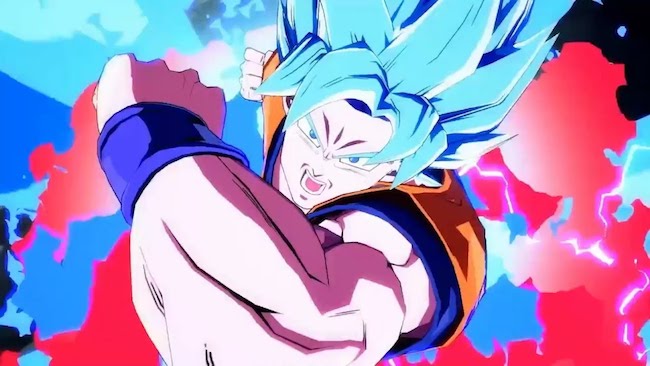 dragon ball fighterz super saiyan blue