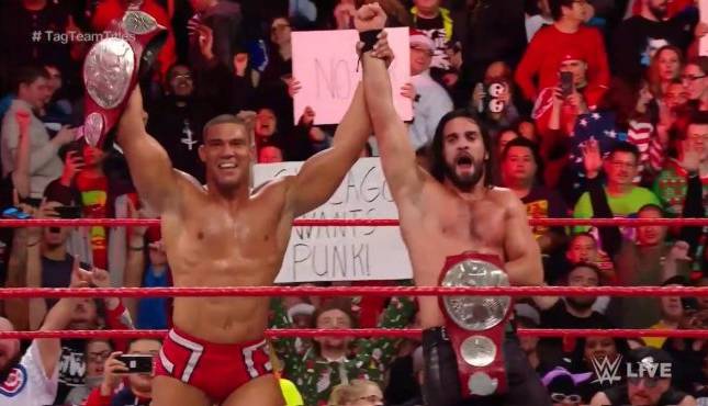 Jason Jordan Seth Rollins WWE Raw 122517