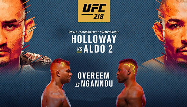 UFC 218 Jose Aldo Max Holloway