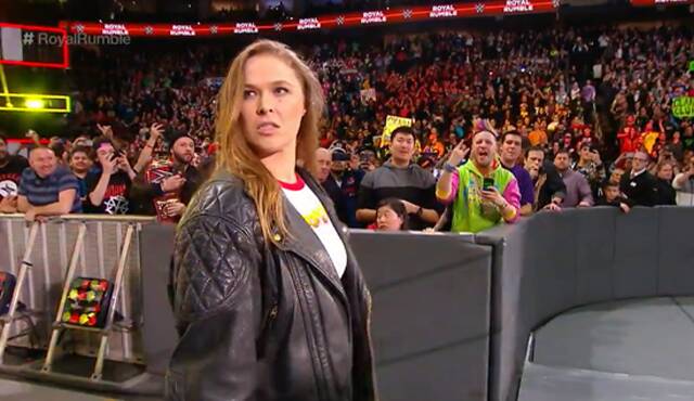 Ronda Rousey WWE Royal Rumble 2018