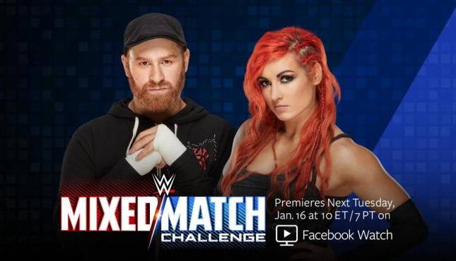 Sami Zayn Becky Lynch Mixed Match Challenge