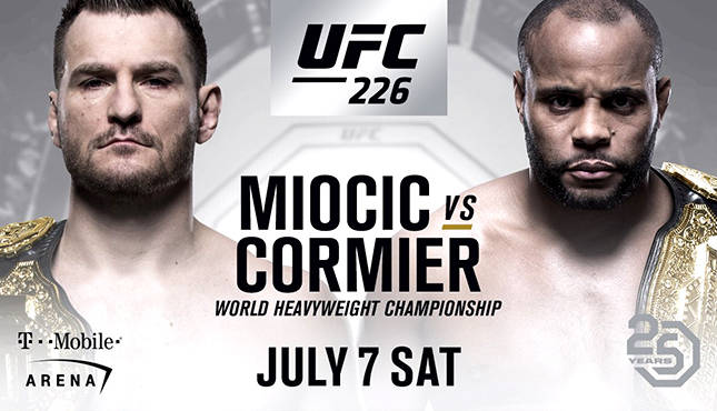 UFC 226 Stipe Miocic Daniel Cormier UFC 226 - Cain Velasquez