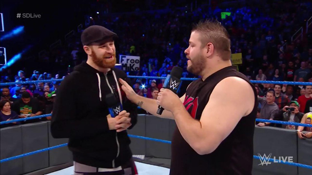 WWE Smackdown 12318 Kevin Owens Sami Zayn