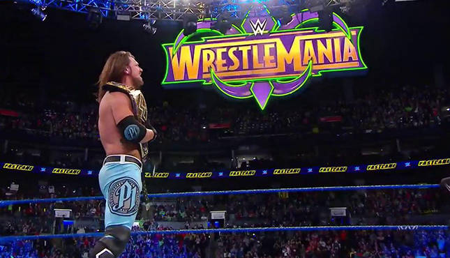 AJ Styles Fastlane WrestleMania 34