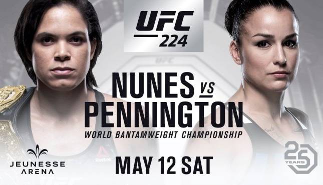 Embedded Amanda Nunes Raquel Pennington UFC 224