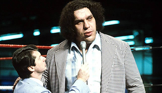 Andre the Giant Vince McMahon Natalya