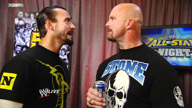 CM Punk vs. Steve Austin