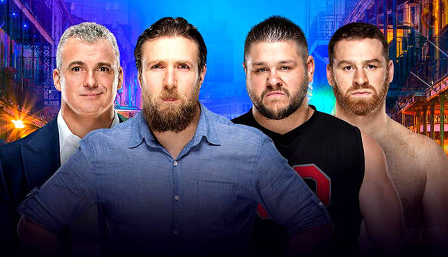 Daniel Bryan Shane McMahon Sami Zayn Kevin Owens WrestleMania 34