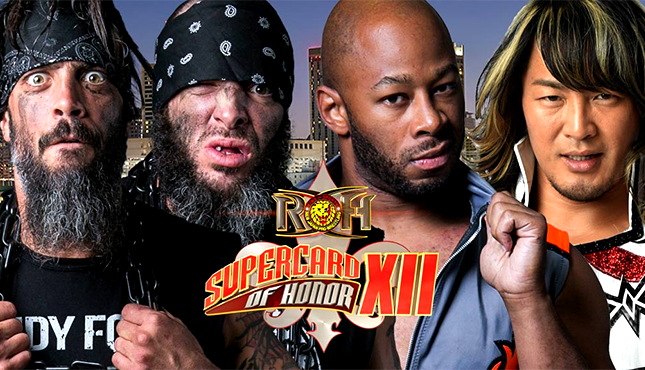 ROH Supercard of Honor Briscoes Jay Lethal Hiroshi Tanahashi