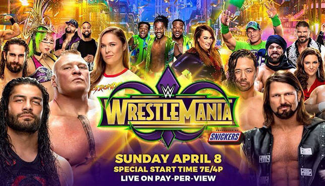 WrestleMania 34 Banner