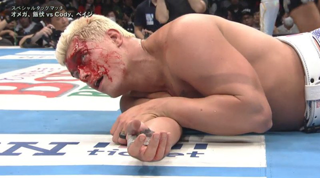 Cody NJPW Bloody