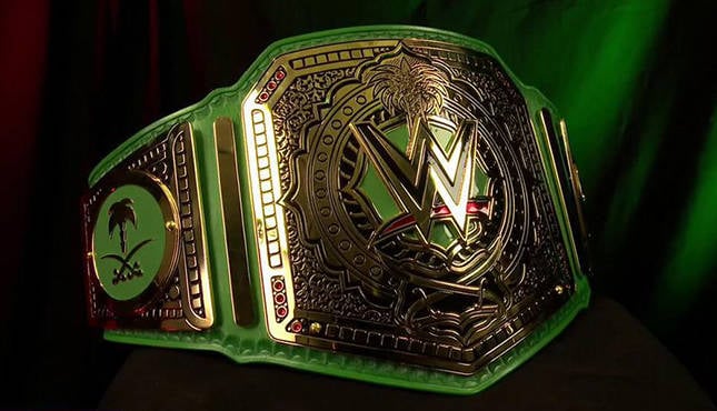 WWE Creates New Championship Belt For Greatest Royal Rumble (Pic
